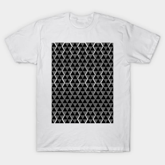 Silver Metallic T-Shirt by mpmi0801